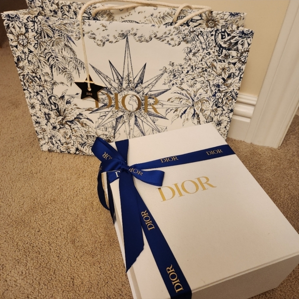 New Exotic Mini Lady Dior Lizard Cloud Blue - Picture 2 of 2